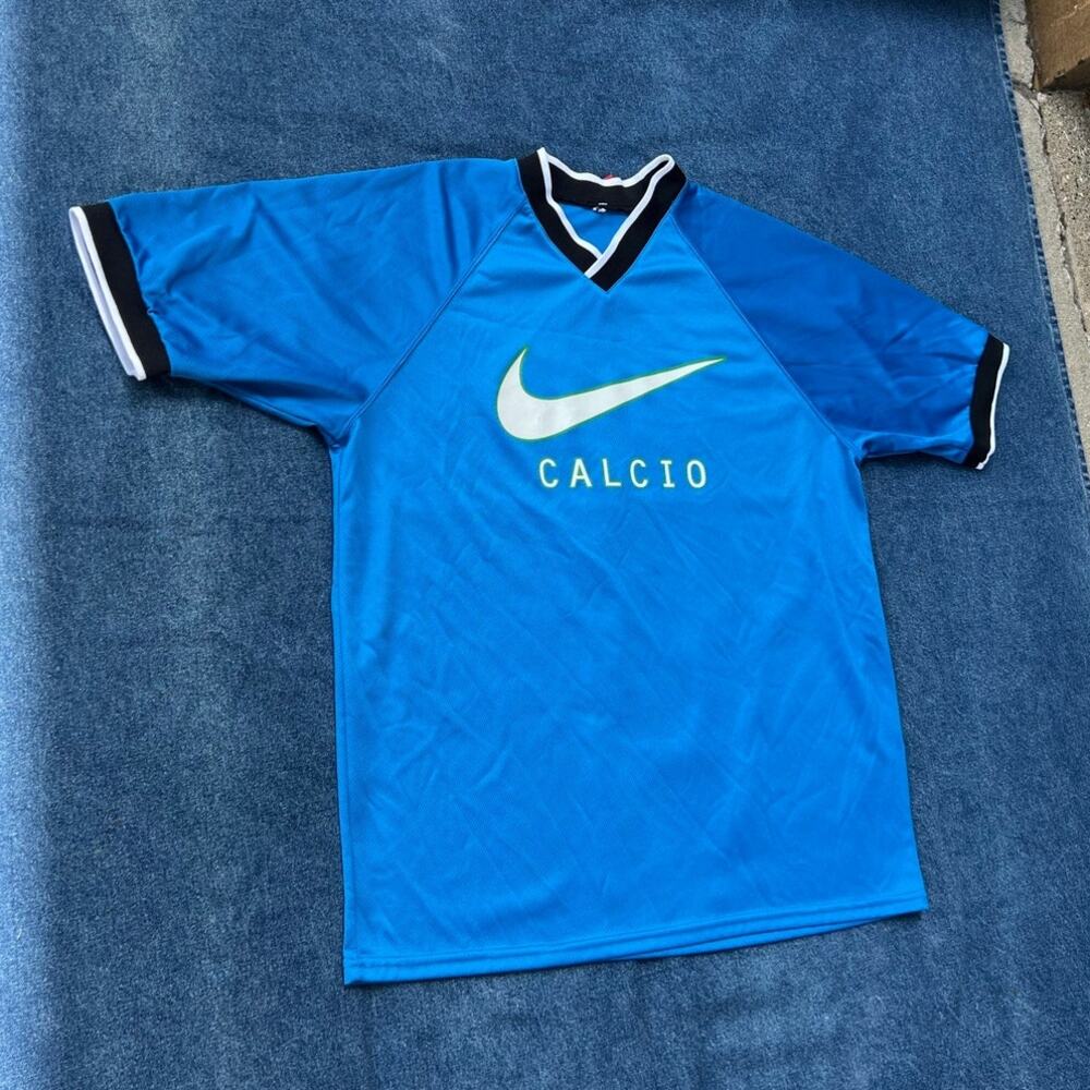 90s Nike Calcio Italy jersey football futbol soccer - Picture 2 of 9
